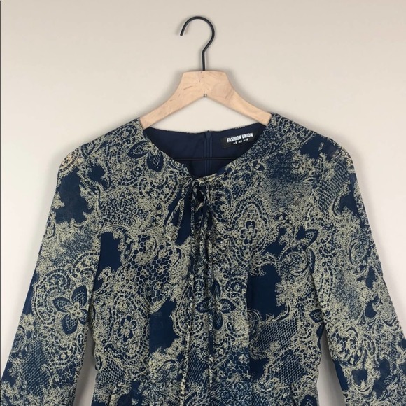 Fashion Union Long-Sleeve Romper (Size 6) - Picture 2 of 8